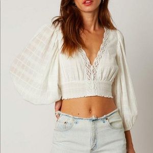 Black and gold flutter sleeves, crop top by lime lush!